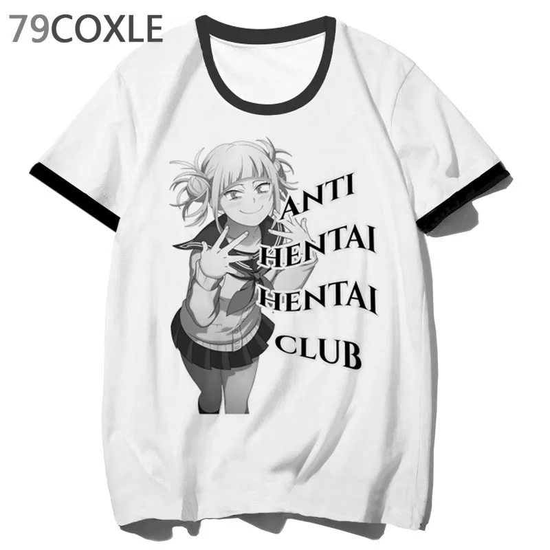 

ahegao senpai hentai t shirt hip school t-shirt male tee for harajuku hop men tshirt top clothing funny streetwear 2019 F7002