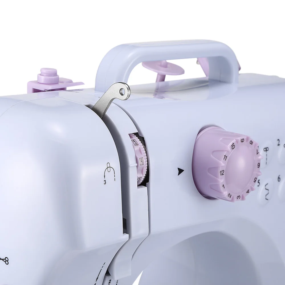 Многофункциональная Бытовая мини-швейная машина со светодиодный светильник DIY Швейные машины портативные для домашнего использования простой дизайн