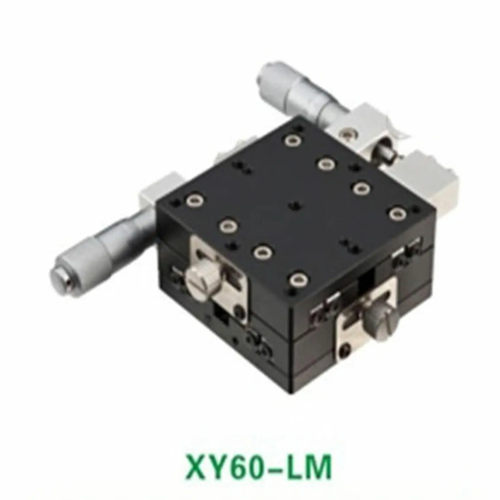 

XY Axis 60X60mm Platform Precision Bearing Linear Stage Left Micrometer