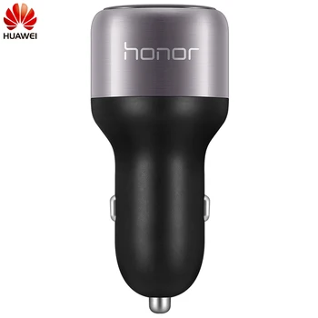 

Original Huawei Honor Car Charger Quick Charge Dual Usb 9v/2a 5v/1a Type C Cable Fast Charger For Huawei Iphone Samsung Xiaomi