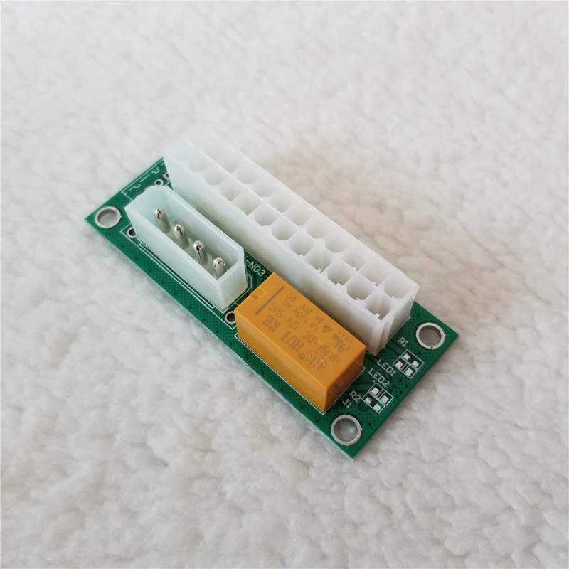 24Pin/20Pin к IDE 4Pin двойной модуль запуска питания синхронный на плате контроллера для