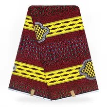 Настоящий воск настоящий гарантированный настоящий голландский воск 6 ярдов/лот 1 качество африканские тканевые с принтом