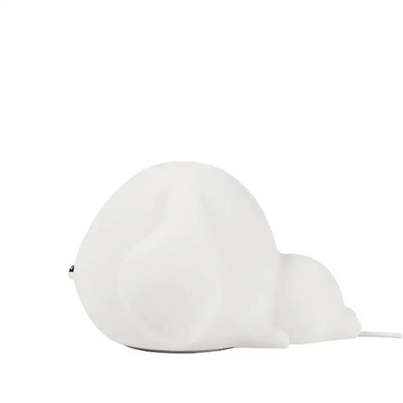 

Hot Selling Pat Small Lazy Dog Light Colorful Night Dimmable Led Night Light Lamp Silicone Puppy Cartoon For Kids Baby Kids Gift