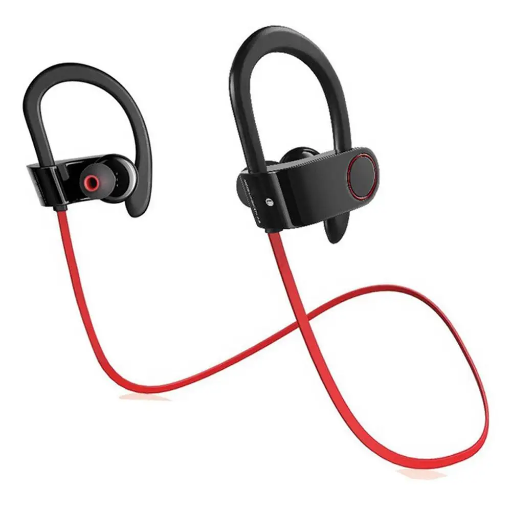Waterproof Wireless Ear hook In ear Stereo Bluetooth Earphone Earbuds