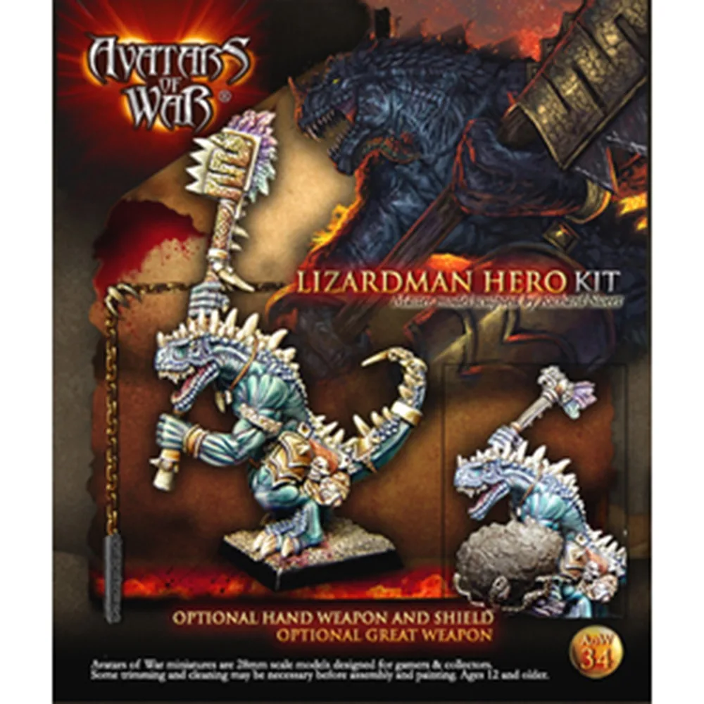 Аватары войны Lizardman Hero (комплект) | Игрушки и хобби