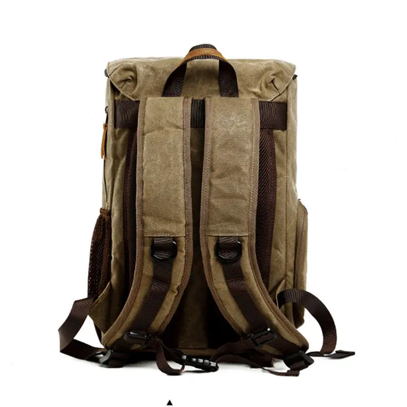 Горячая TTKK батик холст камера рюкзак Открытый водонепроницаемый мешок многофункциональный фотографии сумка для большинства цифровых Slr B
