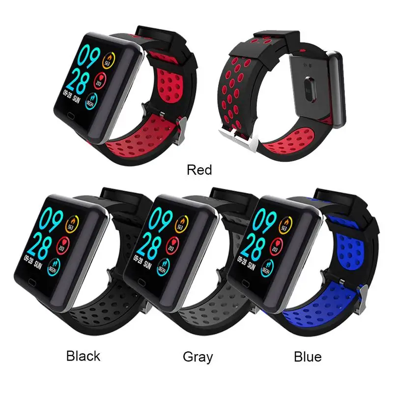 

Smart Watch Touch Screen Wireless Smartwatch Phone Fitness Tracker Slot Blood Pressure Heart Rate Monitor Activity Tracker