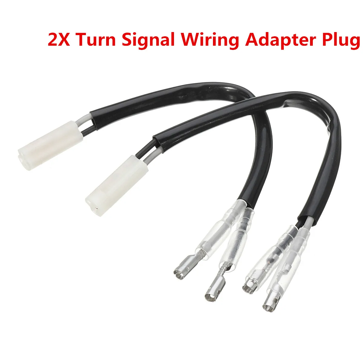

2pcs Motorcycle Turn Signal Wiring Harness Connectors Adapter Plug For SUZUKI GSX 6GSXR 600 750 1300R