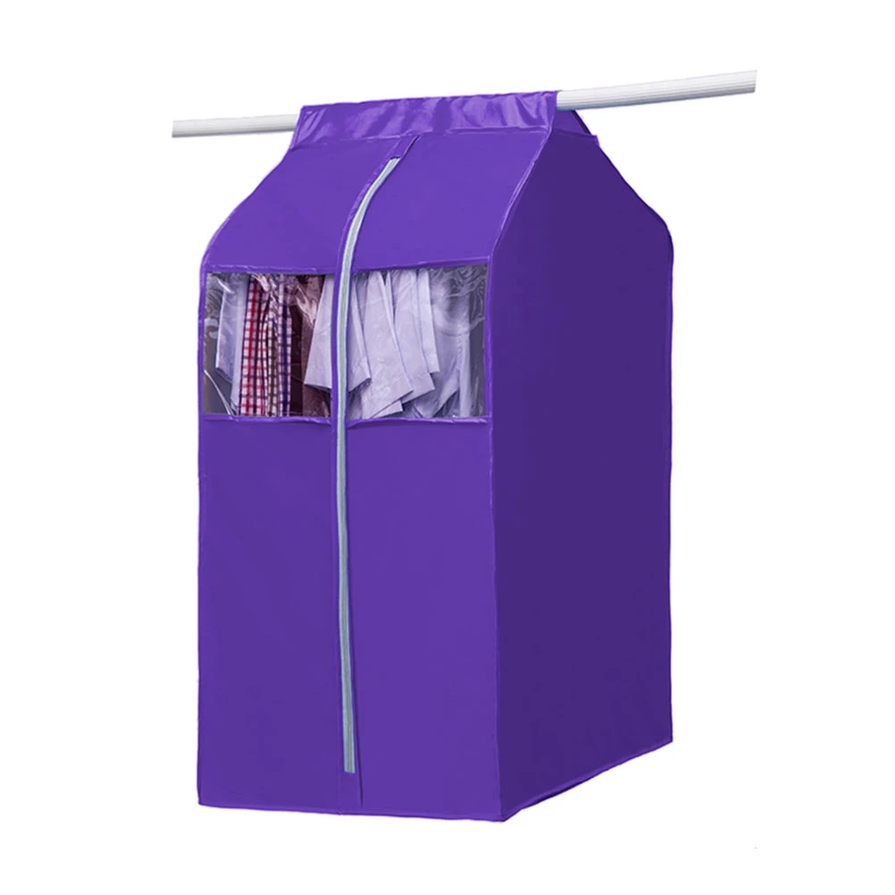 

Garment Cover 420D Nylon Dust Resistant Storage Bag Protector Cover Cloth Care Hanging Bag Clothing Organizer With Zipper