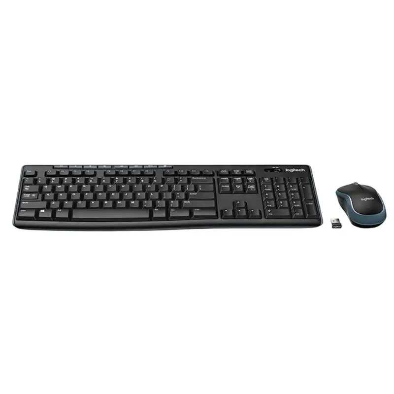 Logitech MK270 2,4G Беспроводной оптический Мышь полноразмерная клавиатура комбинированный 1000 Точек на дюйм беспроводная мышь для домашний рабочий стол портативных ПК