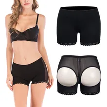 FLORATA, сексуальные женские Утягивающие трусы увеличитель бедер, нижнее белье, бельё Формирующее фигуру, женские дышащие трусики