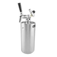 3.6L мини-Пивная бочка диспенсер для напитков из нержавеющей стали домашняя кухня гостиничные принадлежности 9