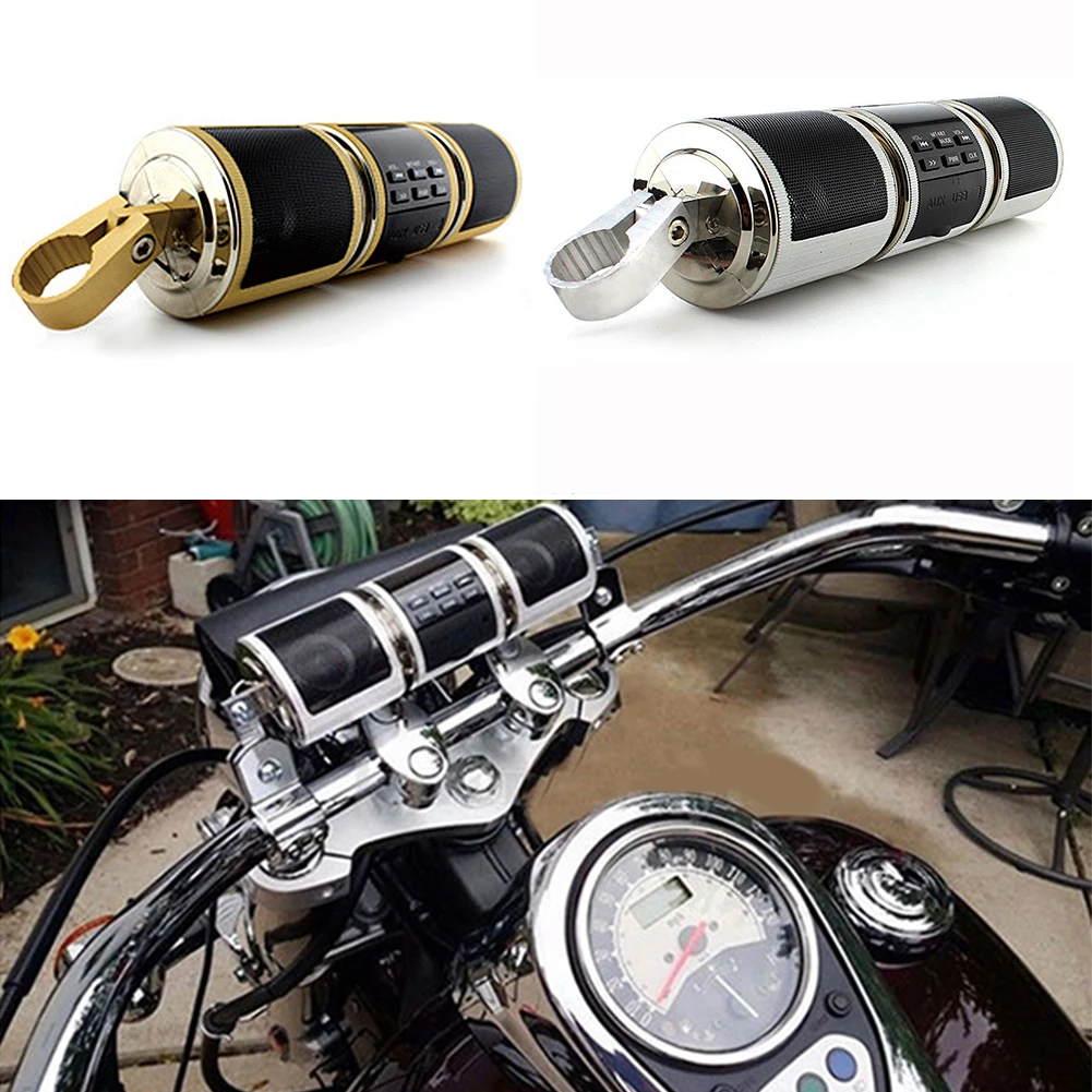 

Waterproof Motorcycle Speaker Audio Radio Bluetooth MP3 USB Moto Stereo System