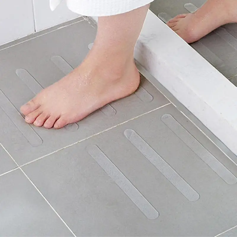 

5pcs Anti Slip Bath Mat Waterproof Adhesive Bath Grip Stickers Safety Flooring Tape Mat Pad Non Slip Shower Strips For Bathroom