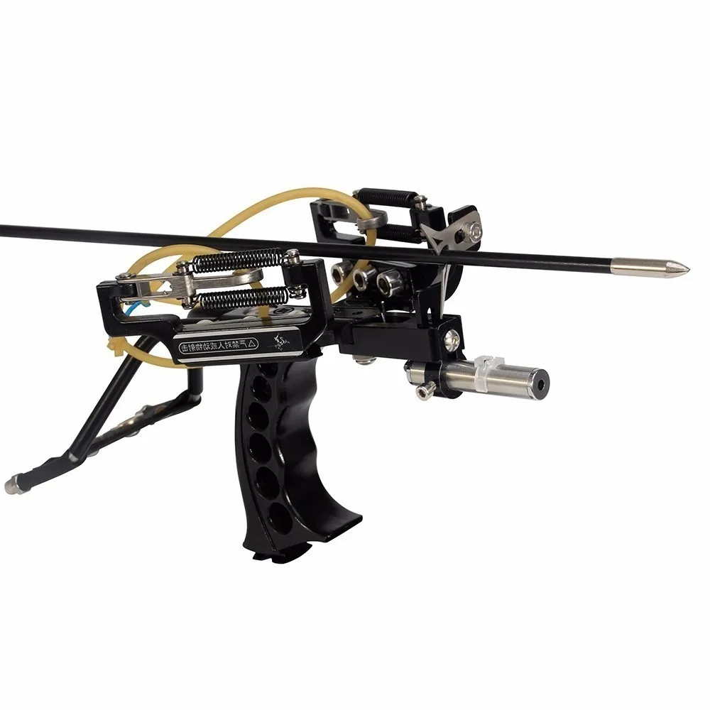 

Free Shipping Infrared aiming Slingshot Judge-6 Stainless Steel Material Sturdy Bow Reusable Crossbow Shooting Set Outdoor Sport