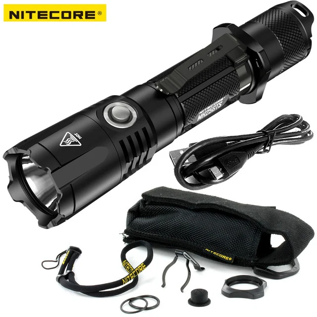 NITECORE MH25GTS 1800LM Тактический CREE XHP35 HD светодиодный водонепроницаемый высокопроизводительный тактический фонарь уличный фонарик