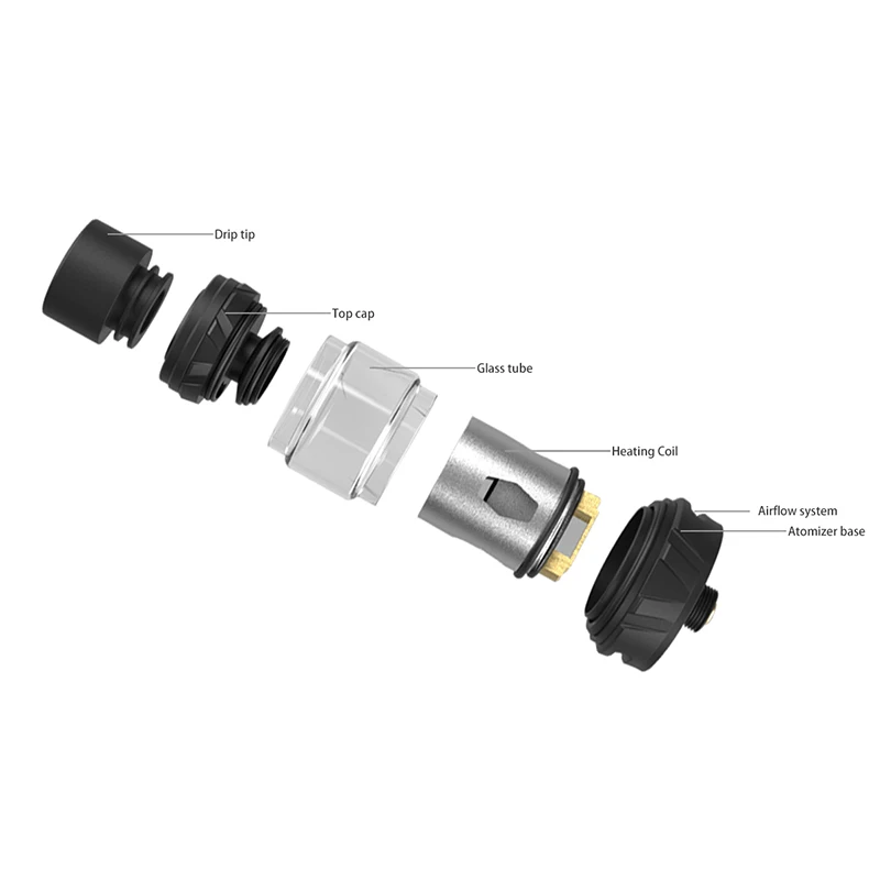 ATVS SR11 Subohm Tank 5ml/7ml Capacity 25mm Diameter 0.15ohm Mesh Coils Universal For TFV12 Prince E Cigarette Vape Atomizer 510 ATVS SR11 Subohm Tank 5ml/7ml Capacity 25mm Diameter 0.15ohm Mesh Coils Universal For TFV12 Prince E Cigarette Vape Atomizer 510