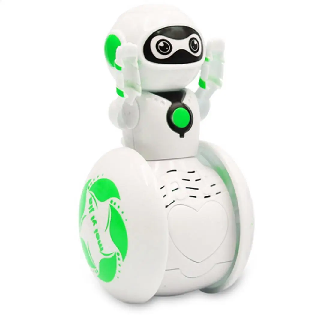 Robot Intelligent Mini Cartoon toys 1 Above for Multi-function Tumbler Induction children 3 old Electric Music Toy years |