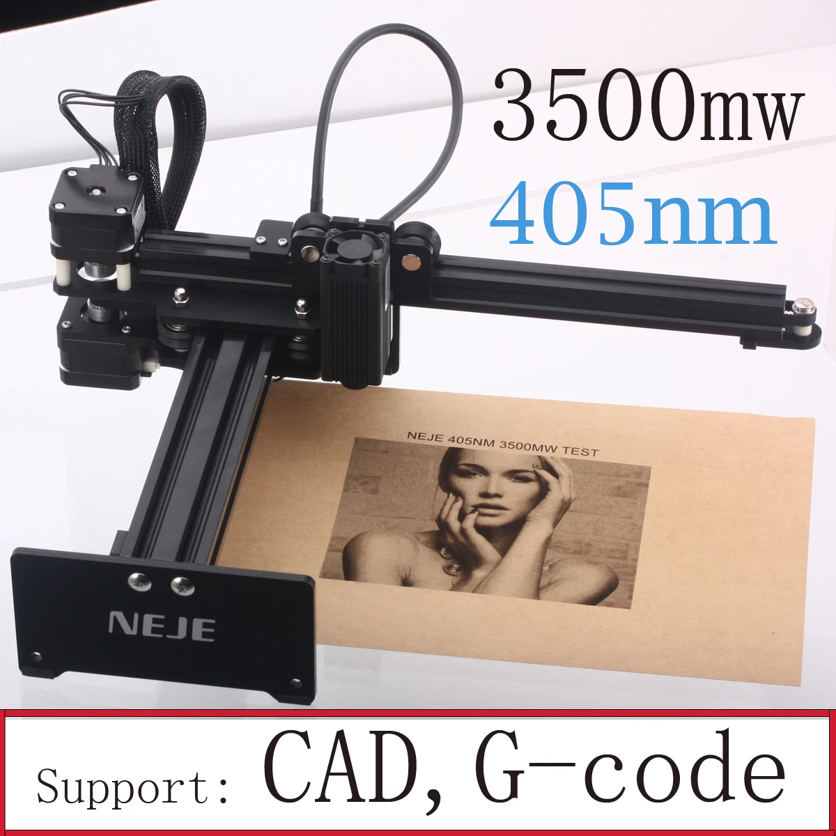 

NEJE MASTER 3500mW Laser Engraving Machine DIY Mini CNC Cutting Wood Leather Router Desktop Engraver 150 X 150mm Engraving Area