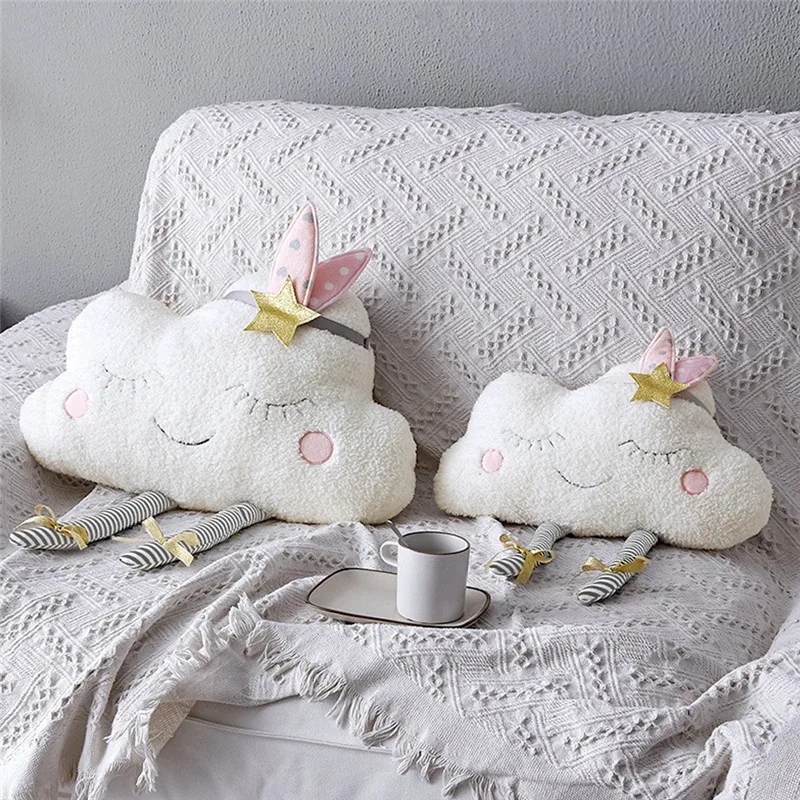 

Cloud Shape Cushion Kids Plush Toys Throw Pillow for Home Sofa Bed Decoration