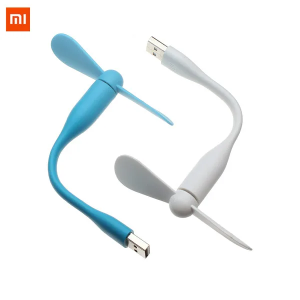 Xiaomi Оригинальный Портативный Гибкий USB мини вентилятор для внешнего аккумулятора ноутбука