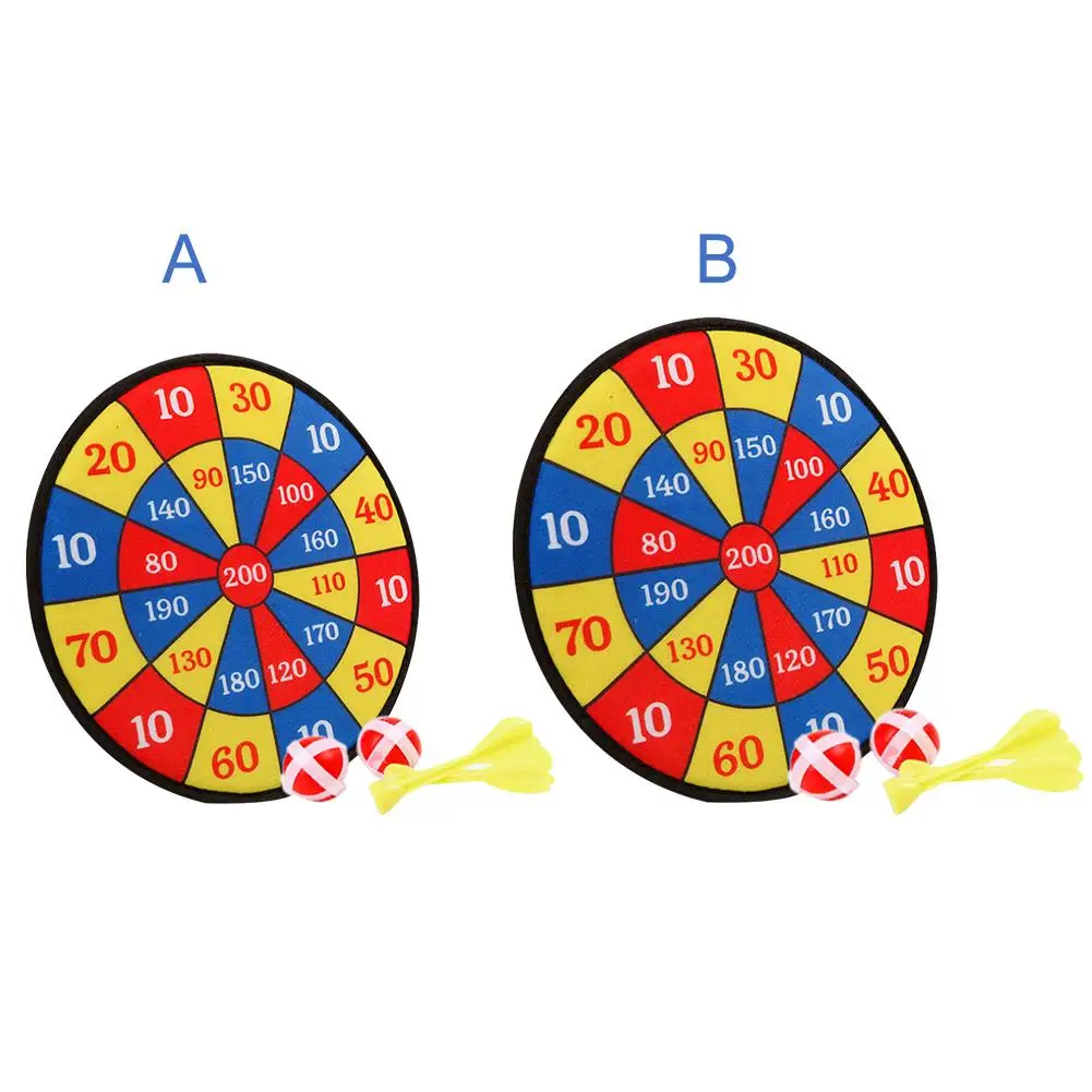 الأطفال البلاستيك دارتبوارد لعبة رمي لزجة الكرة الهدف لعبة القماش لينة نوع تحلق القرص