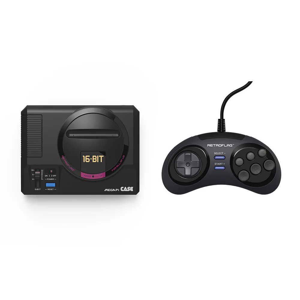 

Retroflag MEGAPi Case Gamepads Functional Power Button with Safe Shutdown for Raspberry Pi 3 B+ (B Plus)