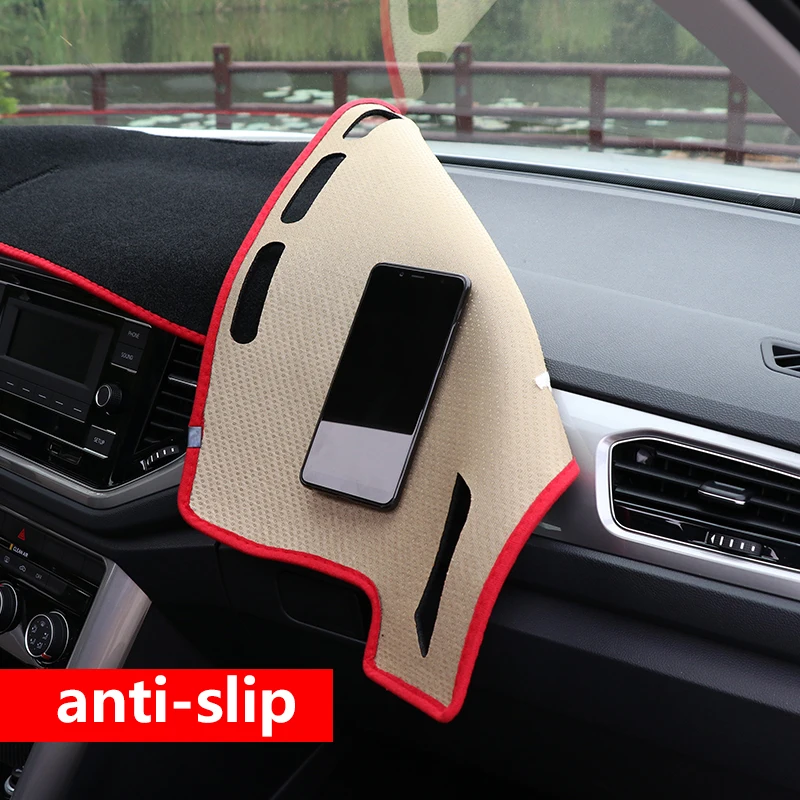 Piezas para Acondicionamiento interior JISHUREN Tablero de Instrumentos Alfombrilla para Cubierta Instrumento de protección Solar Alfombra Proteger Accesorios para el diseño del automóvil para Hyundai Kona Kauai Encino 2018 2019