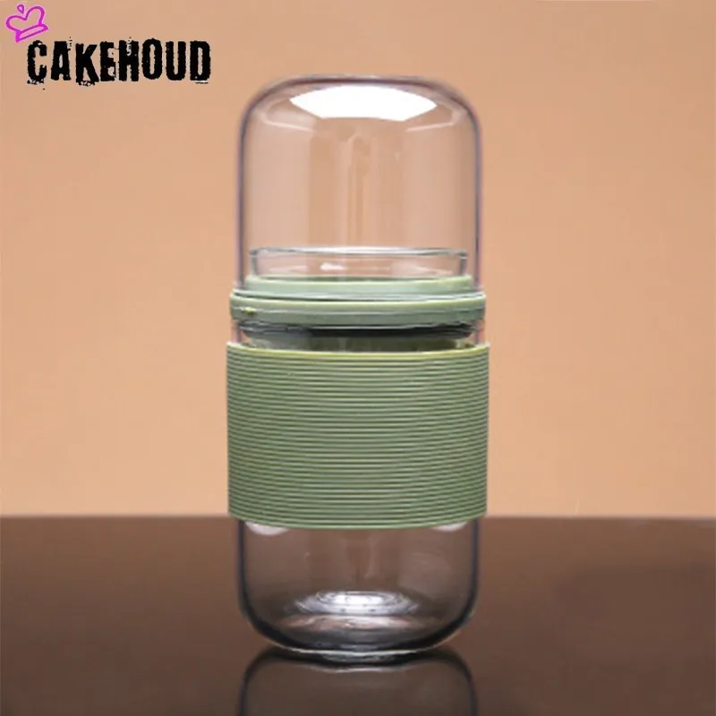 Новая портативная кружка CAKEHOUD для разделения чая двойная дорожная