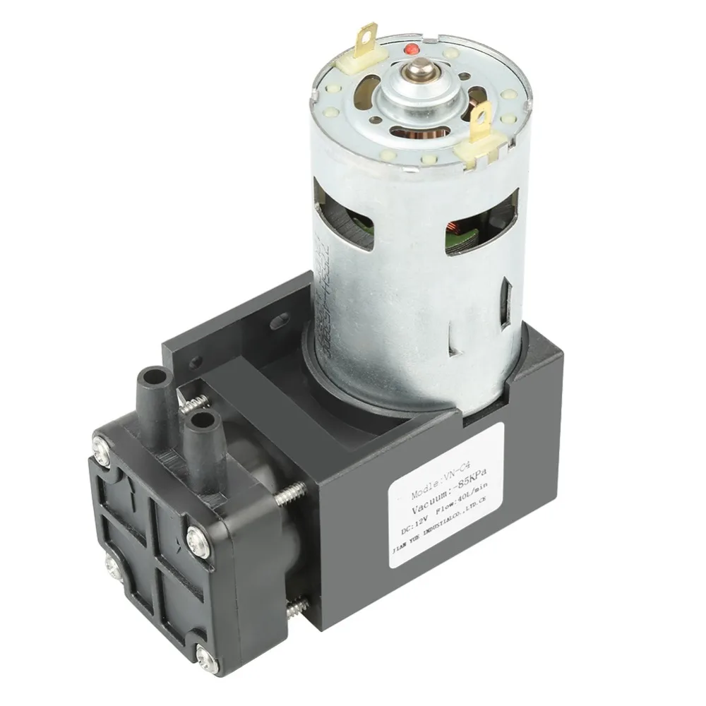

1pc DC12V 42W Mini Small Oilless Vacuum Pump -85KPa Flow 40L/min Tool VN-C4 42W Professional Vacuum Pump