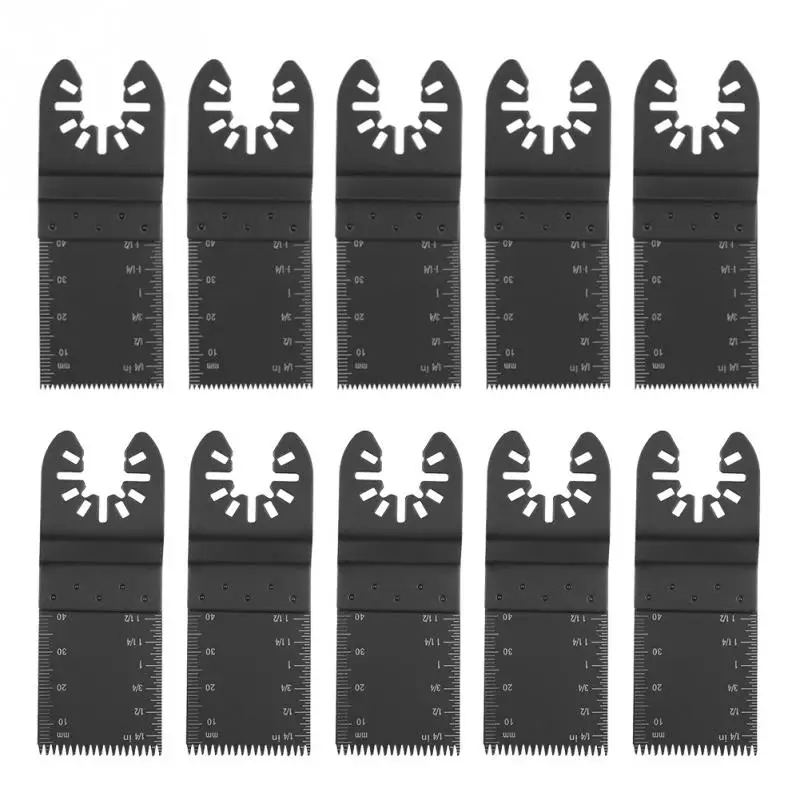 

10pcs 34mm Oscillating Multi Tool High Carbon Steel Saw Blades for Bosch Dremel Fein Ideal tool for Cutting Wood Plastic