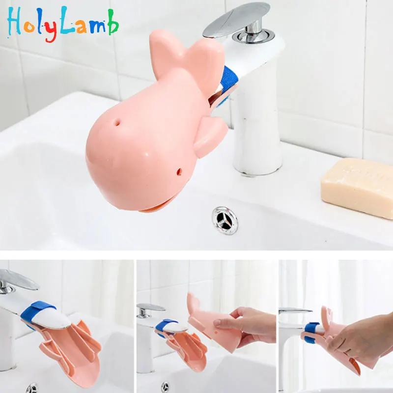 Dolphin Cartoon Faucet Extension Children Baby Handwashing Tools Baby Accessories For Bathing Children Water Trough Bathroom