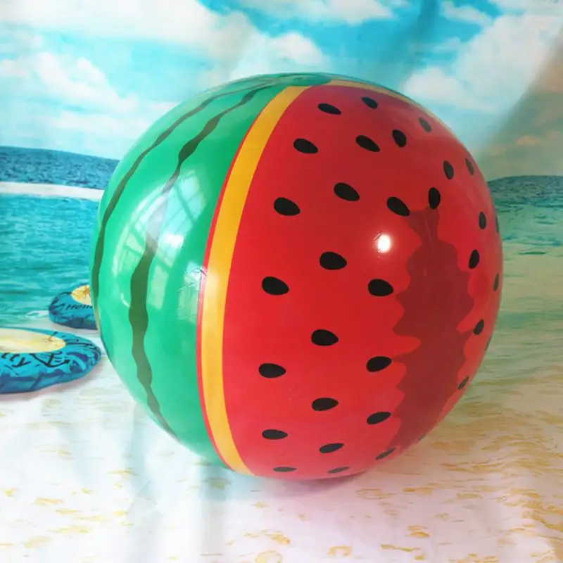 Творческий Арбуз мяч бассейн надувной шар моделирование арбуз резиновый мяч пляж бассейн с игровой корзиной раннее образование подарки