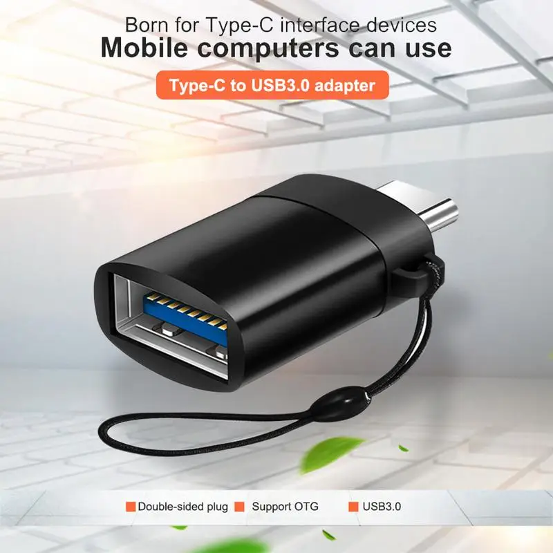 

OTG Type - C USB C Adapter Fast Type C to USB 3.0 Charge Data Converter Sync Cable for Samsung Huawei Xiaomi Macbook