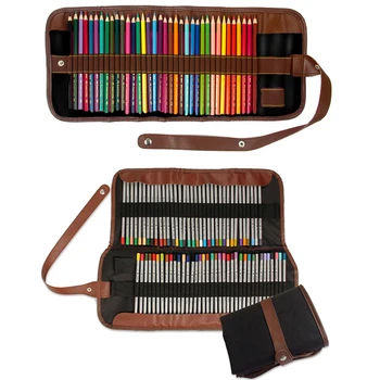 

Soft Roll Pen Holder Cover Painting Professional Brush Accessory Case Storage Bag Canvas Pencil Wrap Stationery for school stude