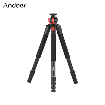 

Professional Andoer MPT-284 4-Section Tripod Transverse Axis Tripods Telescopic Bracket with Carrying Bag for Camera 15kg/3.3lb