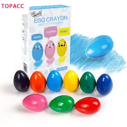 4 шт. яйцо живопись мелки 9 цветов нетоксичные новые детские красочные Детская безопасность воск маркер для рисования подарок игрушки для