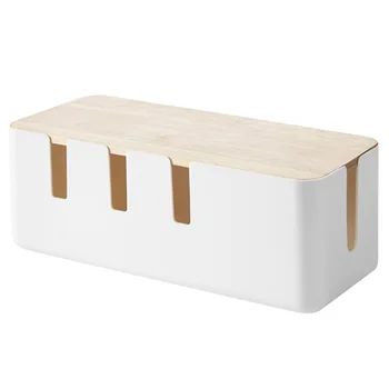 

Wire Storage Box Plastic Multifunction Anti-Dust Fashion Household Supplies Case For Organizing Charger Socket Cables