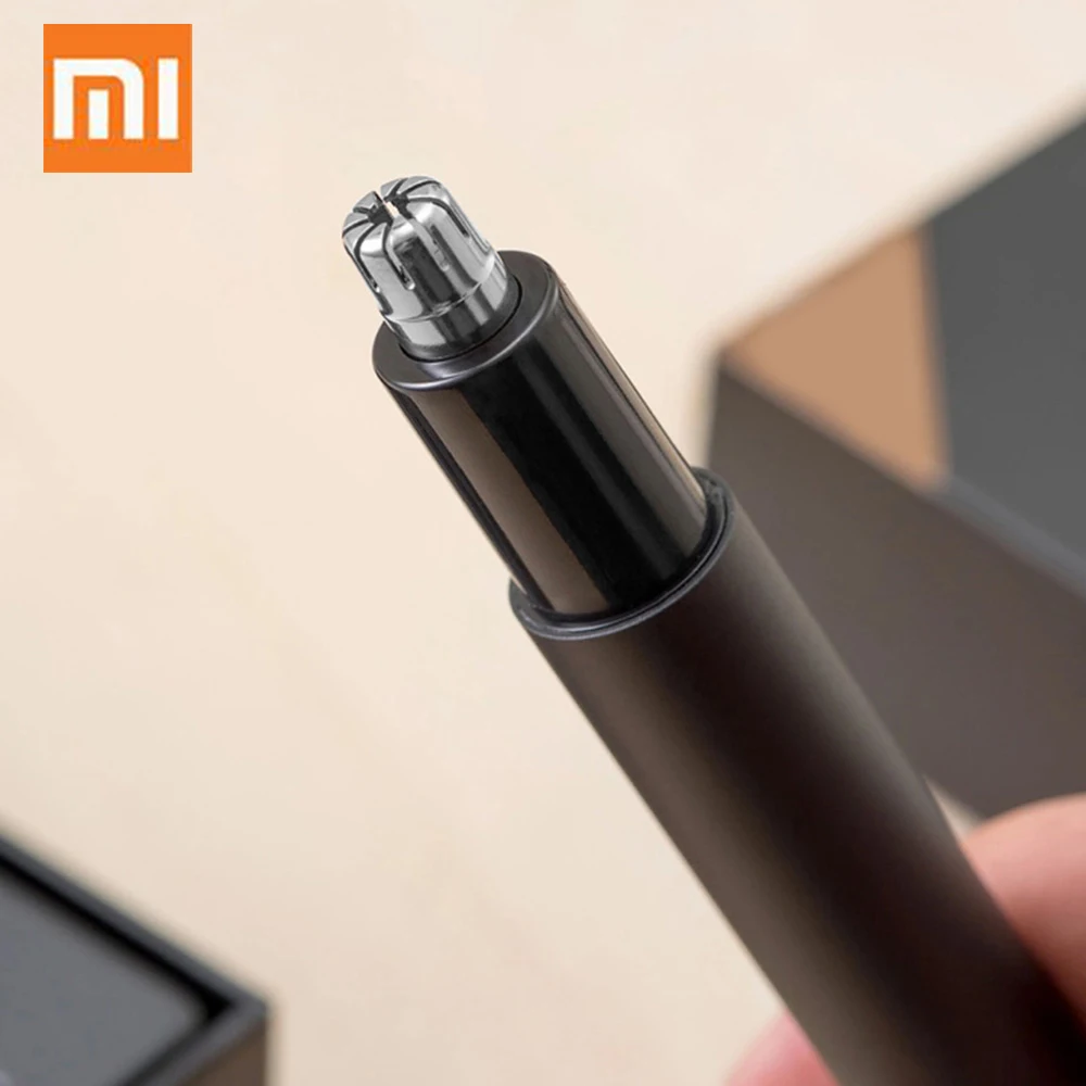 Pаспродажа Новый Xiaomi Mijia Электрический мини триммер для волос в носу HN1 портативная Бритва для ушей в носу, машинка для стрижки, водонепроницаемый Безоп...
