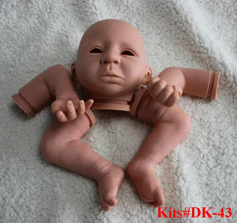 18inch Reborn Baby Doll DIY Body Parts Kit Soft Vinyl Realistic Doll