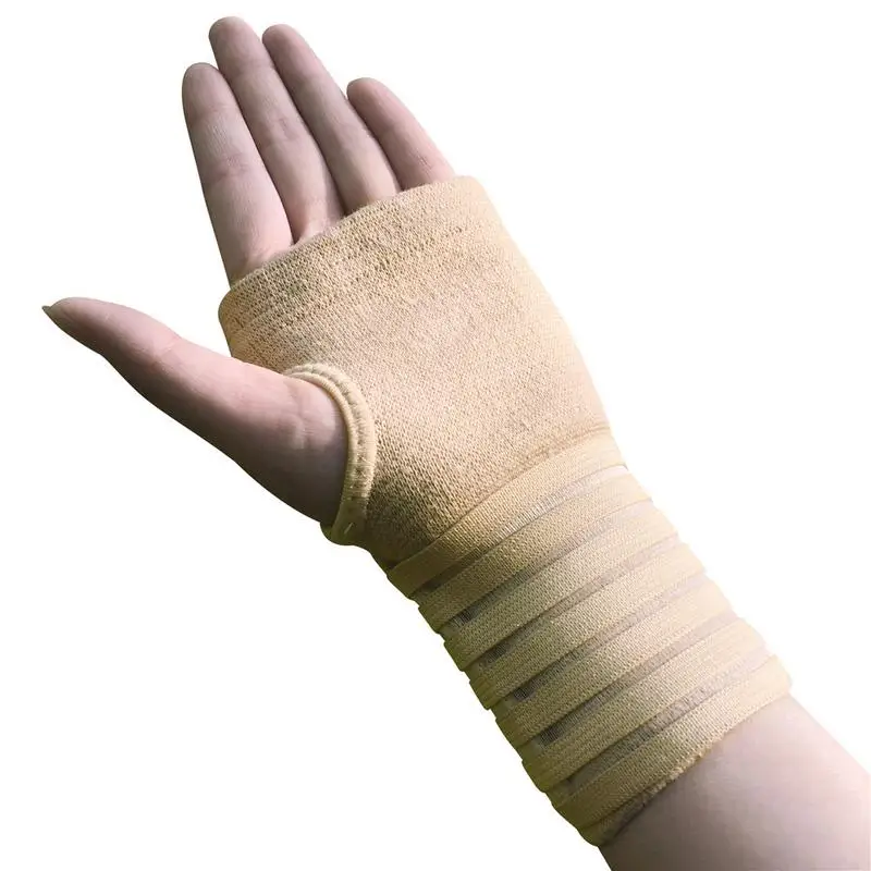 

Elastic Bandage Protects Wrist Hand Palm Brace Thumb Support Sleeve Breathable Adjustable Compression Strap Protective Gear