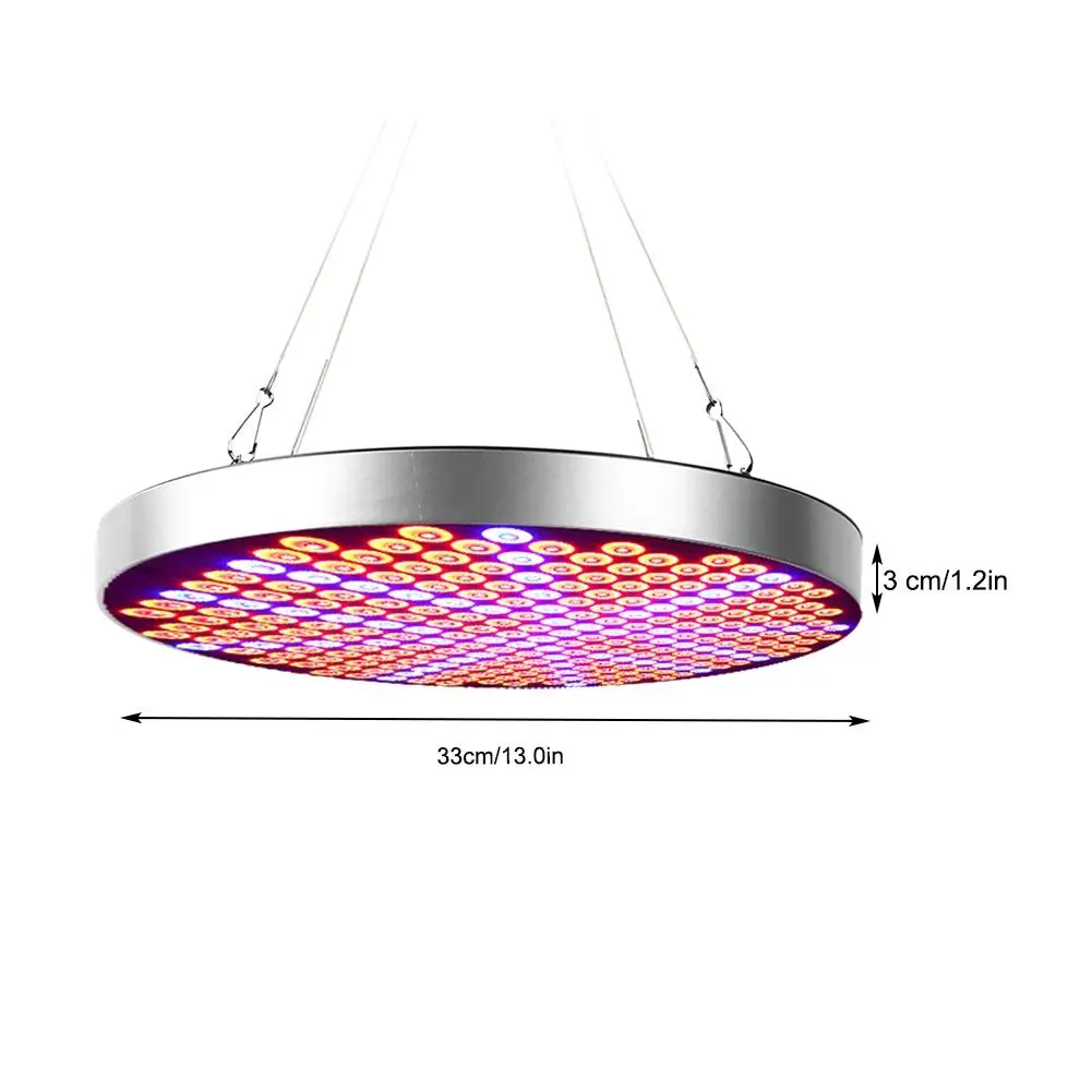85 265V 50W LED растущий свет для комнатных растений полный спектр круглый