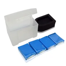 Уход за краской, очищающая глиняная панель, автомобильные инструменты для детализации, 4 шт., с губкой, аппликатором, автоматическая моющая щетка, Marflo, автомобильный очиститель