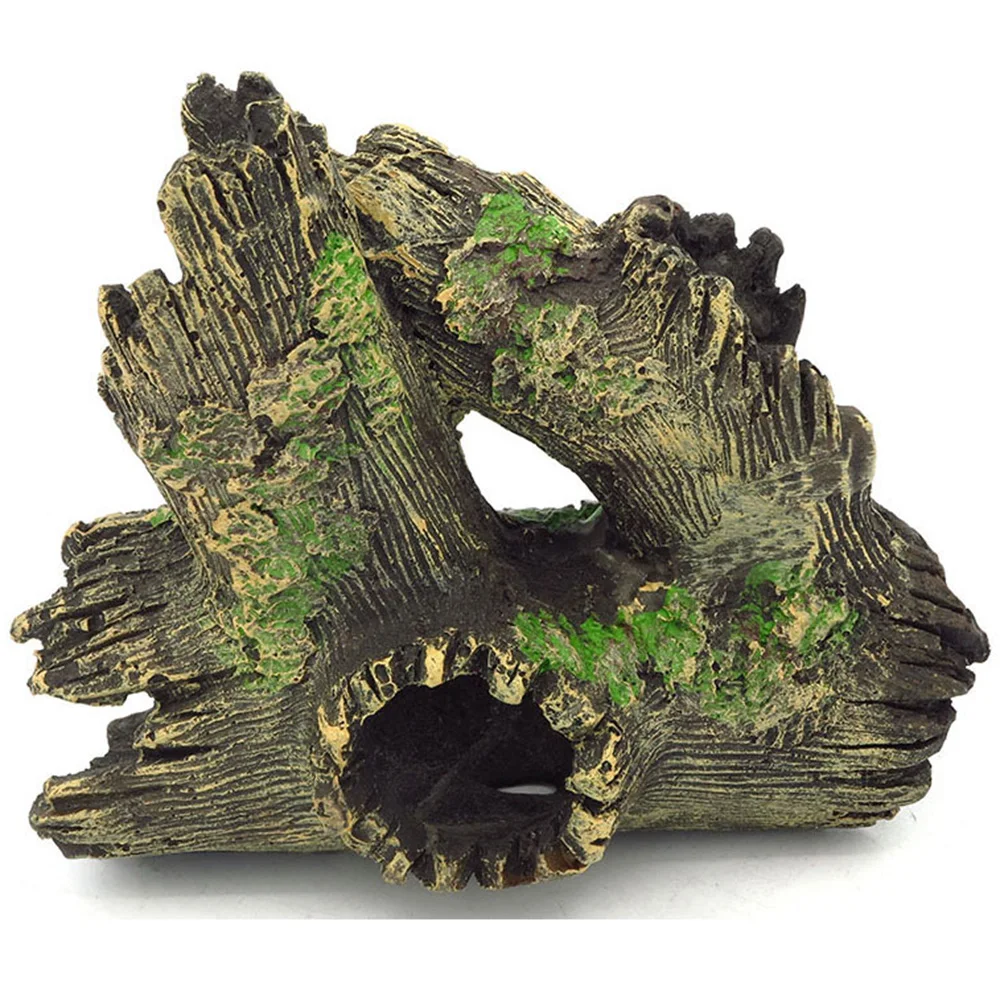 

Synthetic Resin Aquarium Driftwood Ornament For Fish Tank Accessories Decorations Cichlid Hide 15*7*14cm