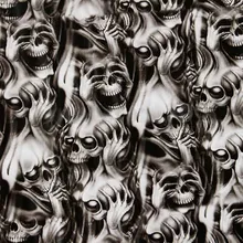 200 см PVA опрокидывание черепов гидрографическая вода переводная печать скелет пленка