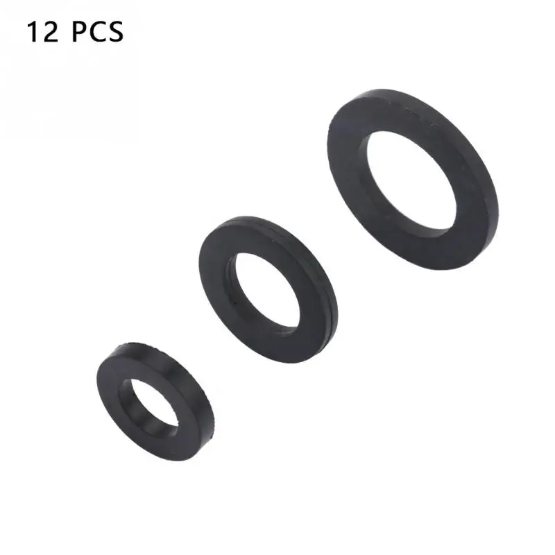 

12Pcs Rubber Washers O Ring Shower Faucet Water Pipe Ring Replacement for Sealing Fastener o ring washer gasket Fastener Ring
