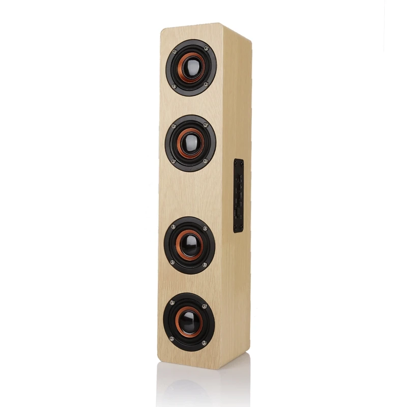 Bluetooth 4 0 Деревянный Hi Fi громкий динамик fm радио 12 Вт беспроводной 3000