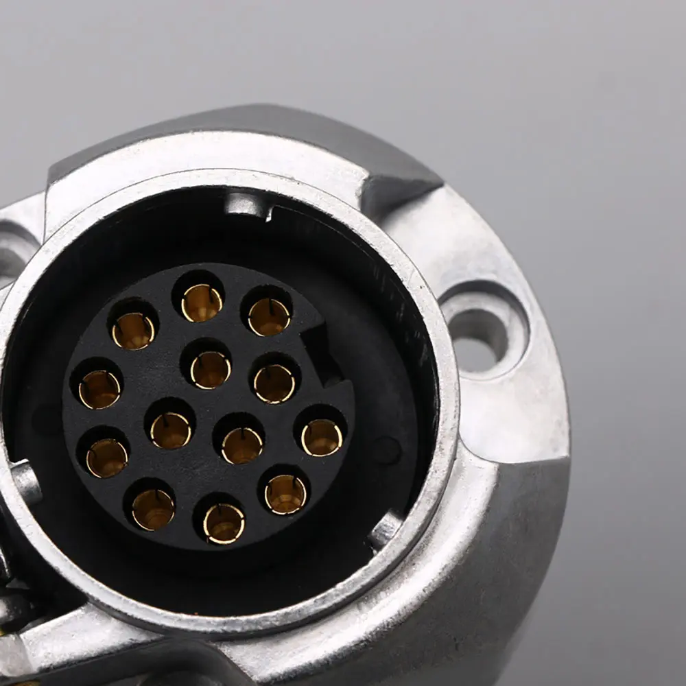 12V 13Pin караван разъемы муфты 13 контактный кабель с металлическим прицепа розетки