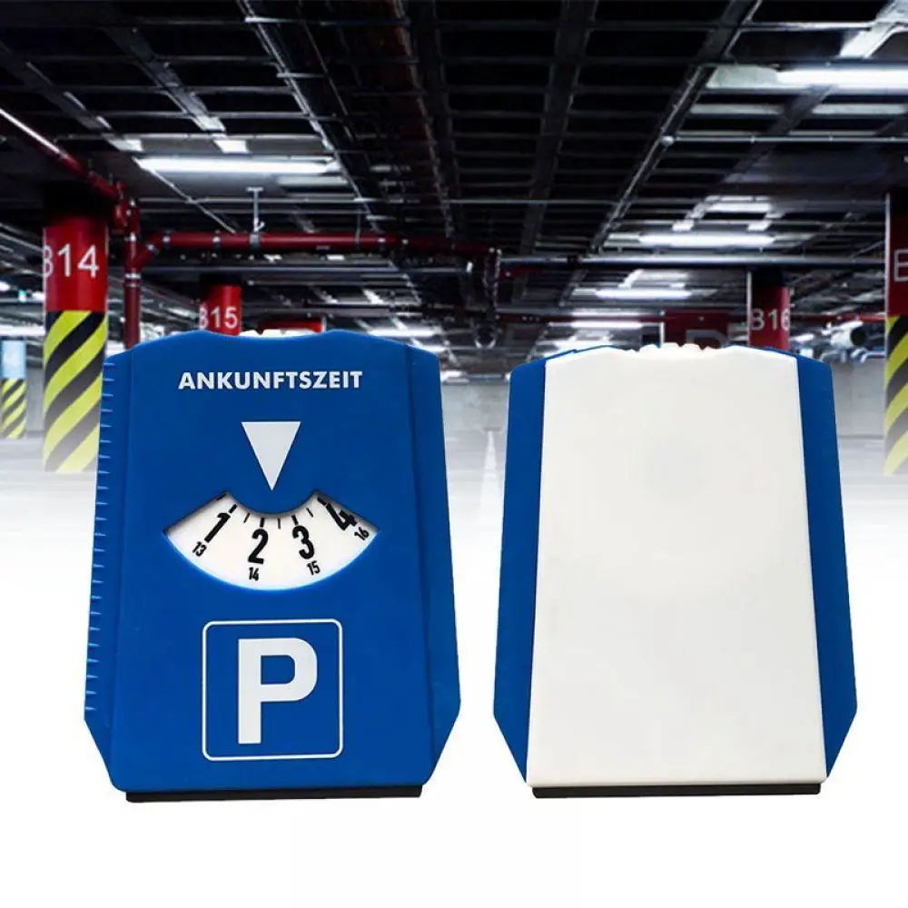 

Auto Car Parking Disc Timer Clock Arrival Time Display Blue Plastic Parking Time Tools Car Accessories Car Styling Clocks