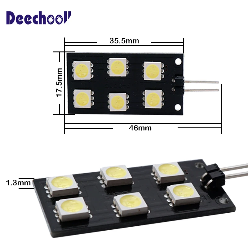 Deechooll 2x CANBUS без ошибок 6-SMD светодиодный автомобильные лампы для 2008- Audi A4 S4 B8 внутренний светильник для ног светильник s лампа красный синий